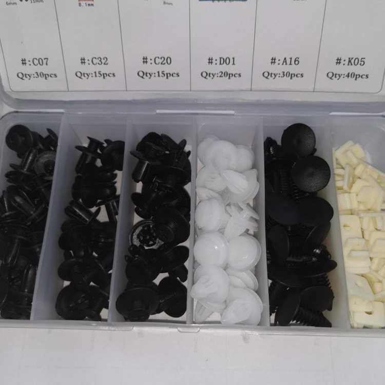 150pcs Auto Fastener Clip Car Fender Push Retainer Pin Rivet Bumper Door Trim Panel Retainer Car Clips Fastener