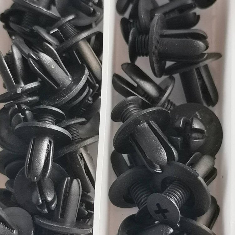 150pcs Auto Fastener Clip Car Fender Push Retainer Pin Rivet Bumper Door Trim Panel Retainer Car Clips Fastener