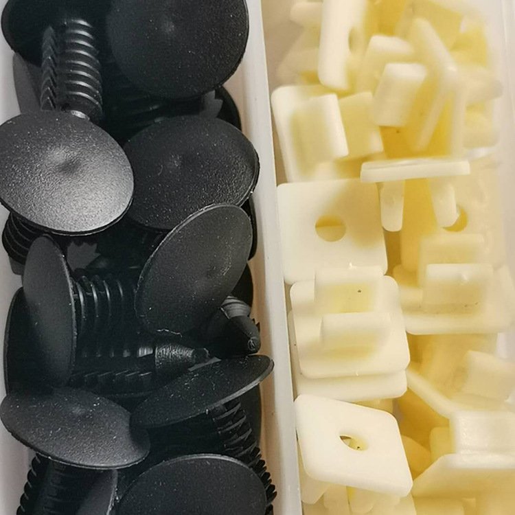 150pcs Auto Fastener Clip Car Fender Push Retainer Pin Rivet Bumper Door Trim Panel Retainer Car Clips Fastener