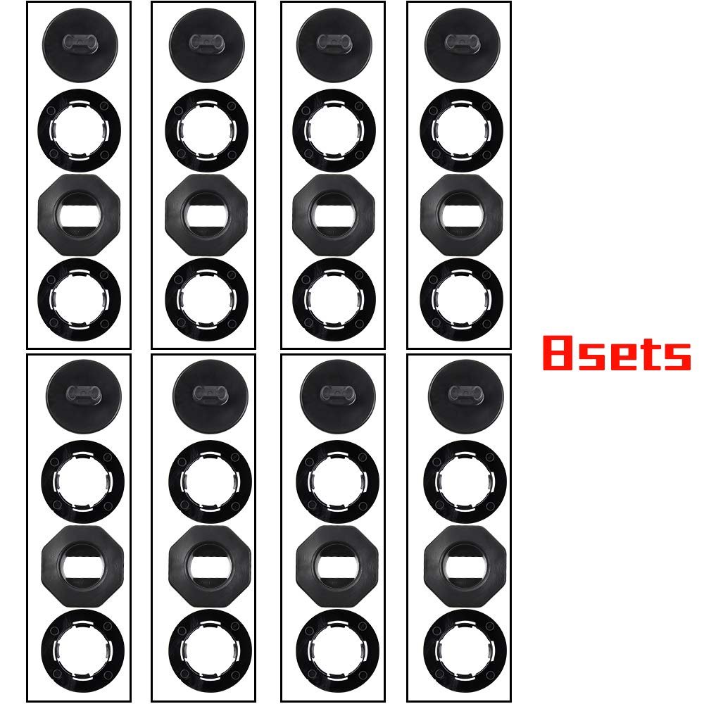 MIKKUPPA 8PCS Nylon Universal Automotive Car Floor Mat Clips for Double Layer Mat