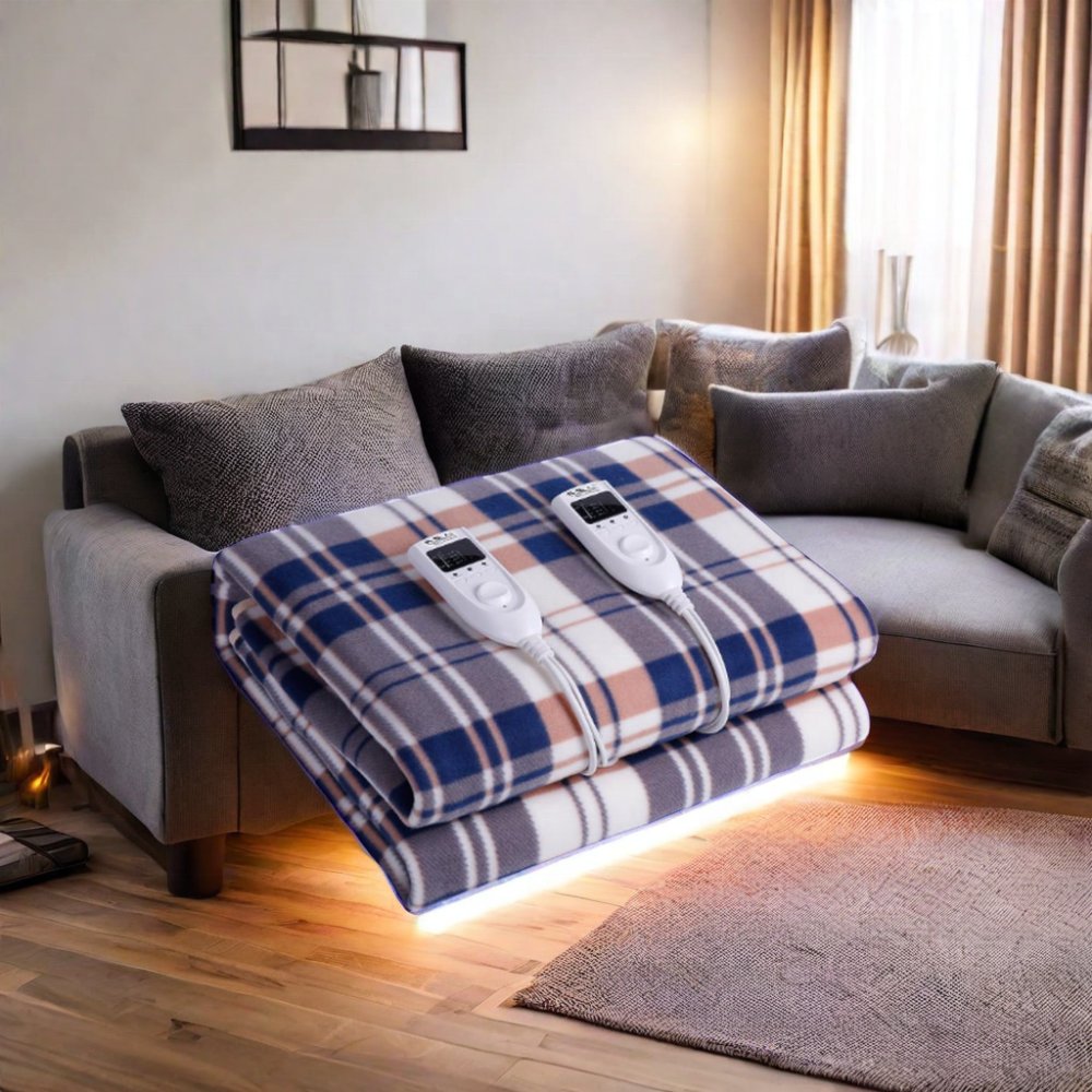 Customized Electric Heated Blanket Electric Under Blanket Warmer Heated Electric Blanket For Bedroom