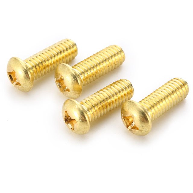 Hot-selling High Quality Brass Screw Cross-groove Copper Screw Round Head Mushroom Head Machine Screws DIN7985