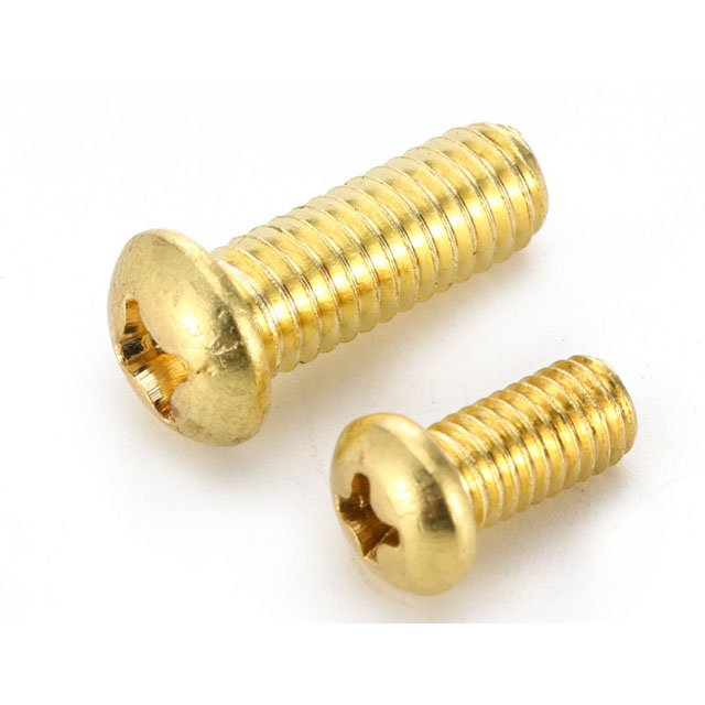 Hot-selling High Quality Brass Screw Cross-groove Copper Screw Round Head Mushroom Head Machine Screws DIN7985