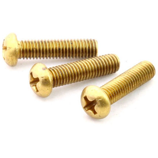 Hot-selling High Quality Brass Screw Cross-groove Copper Screw Round Head Mushroom Head Machine Screws DIN7985