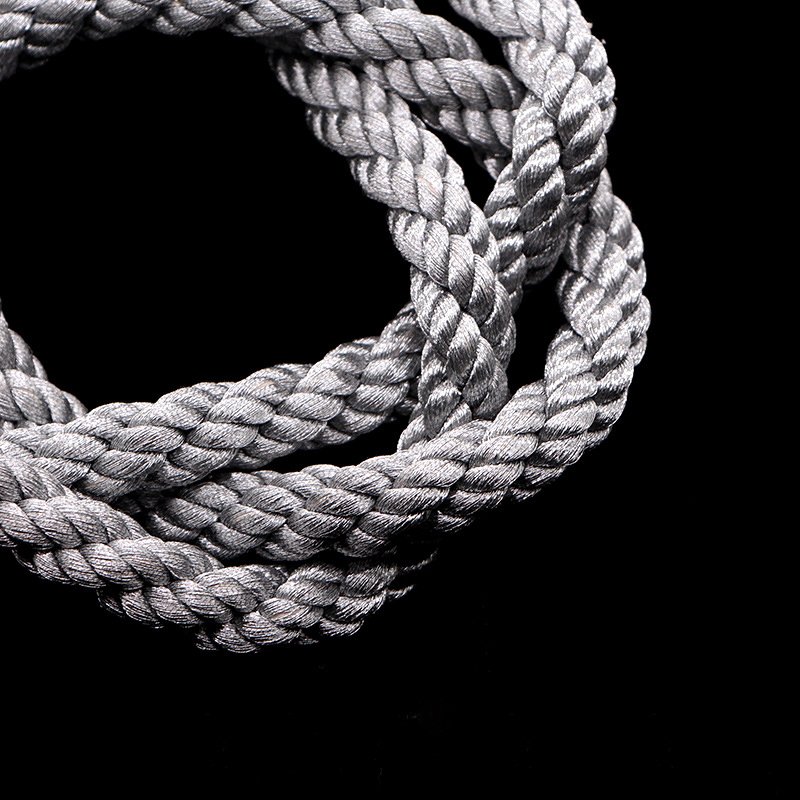 Car Accessories JDM Car Kin Tsuna Rope Knot Fusa Kiku Knot Silver Red for Car Auto Rearview Mirror Pendant Fastening Ornaments