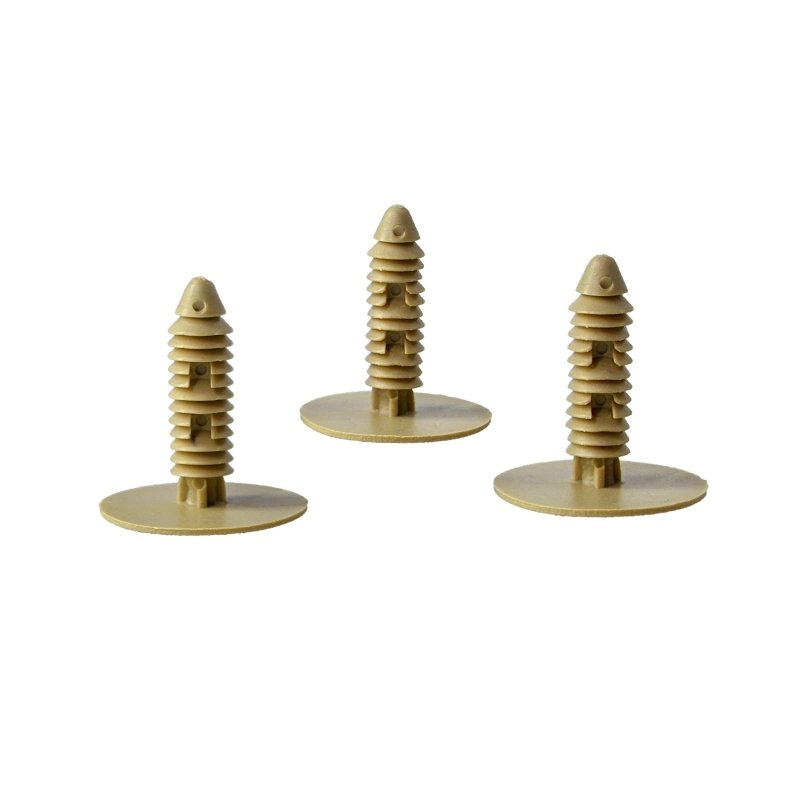 100 piezas de nailon para guardabarros, panel de parachoques, retenedor, remache, clips tipo empuje