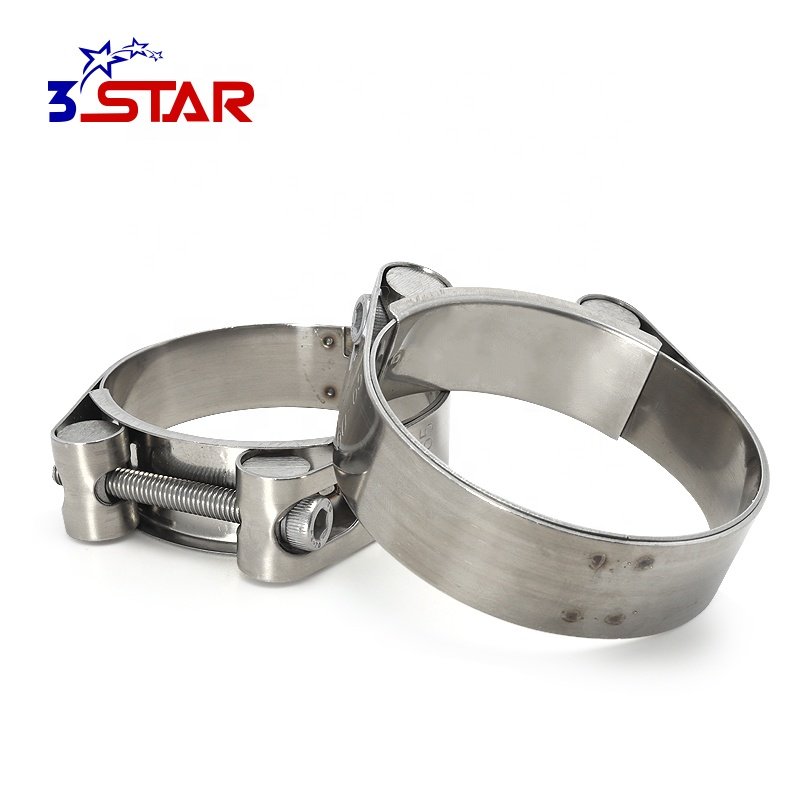 For Industry Single Bolt Double Band Pipe Clamp