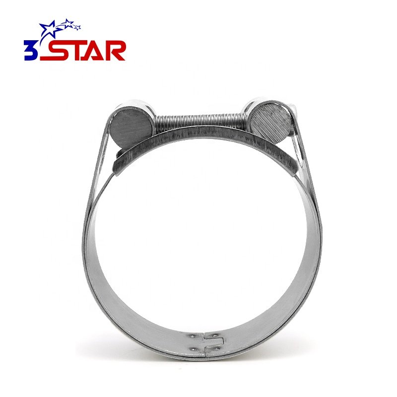 For Industry Single Bolt Double Band Pipe Clamp