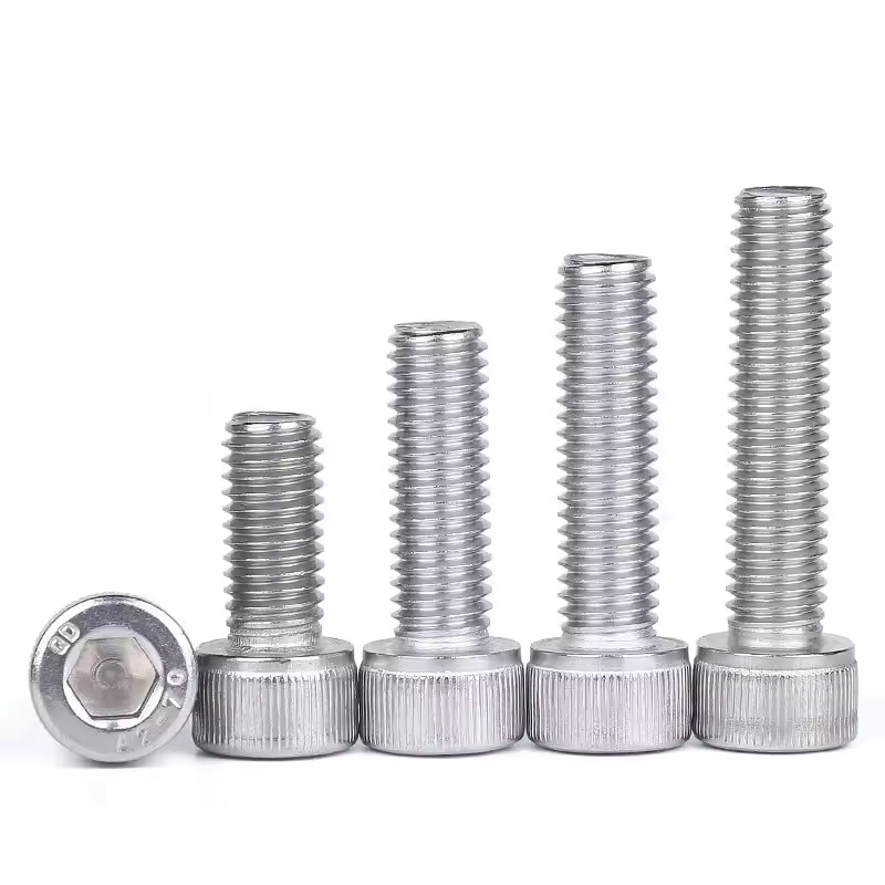 New Condition 304 Stainless Steel Hexagon Screws with Elongated Cylindrical Head & Cup Bolt Auto Fastener & Clip DIN912
