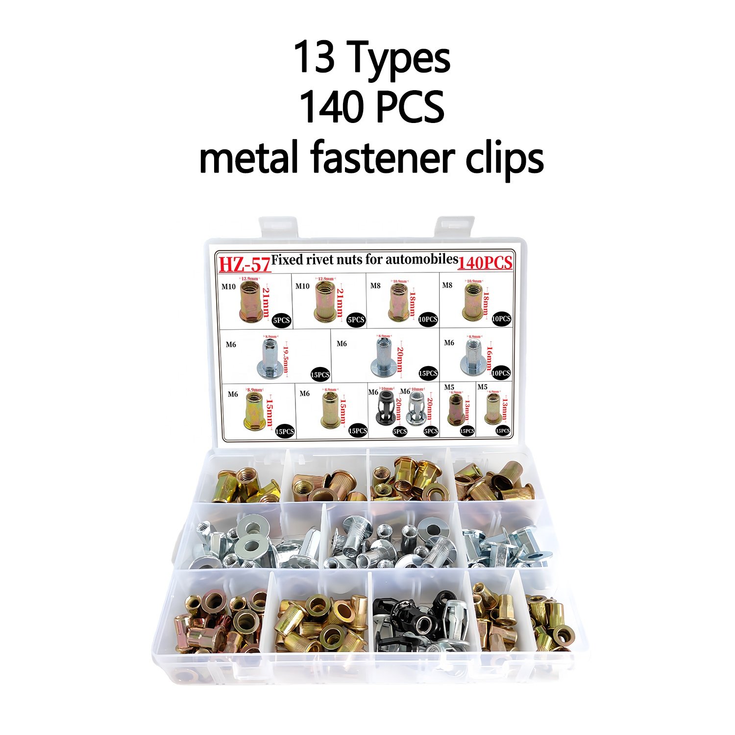 Flat Head Round Plain Close End Stainless Steel Rivnut Rivet Nut for car license plate