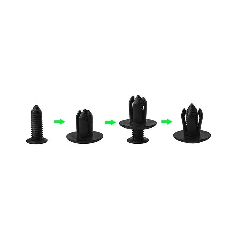 C32 Customized Auto Black Plastic Clips MB45556143 Nylon Fasteners Rivet Shield Retainer Clip for Car