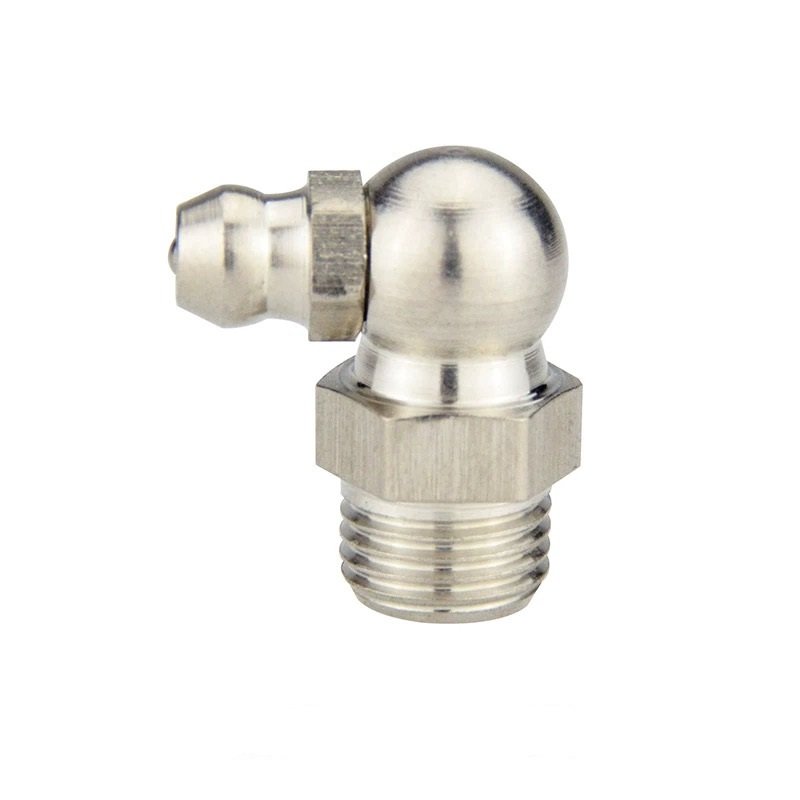 M6 M8 M10 M12 45 90 Degree Grease Fittings Grease Auto Parts Male Thread 304 Stainless Steel Straight Type