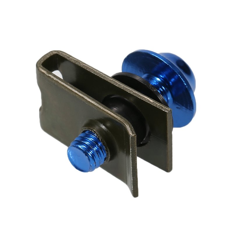 10pcs Blue M5 5mm Aluminium Motorcycle Fastener Clips Screw Nuts Kit Fairing Bolts Set Car Styling Car Accessories Auto Parts
