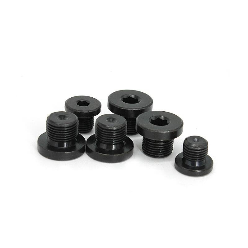 Factory Fastener Suppliers Carbon Steel Black Hex Socket End Cap Flange Inner Hexagon Nut Plug Oil Hydraulic Pipe Fitting