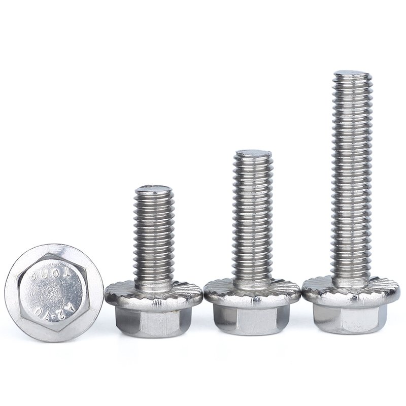 Fastener Stainless Steel M4 M6 M8 M10 M12 DIN6921 Class 4.8.8.8 10.9 12.9 Hex Flange Head Bolt