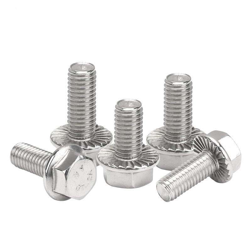 Fastener Stainless Steel M4 M6 M8 M10 M12 DIN6921 Class 4.8.8.8 10.9 12.9 Hex Flange Head Bolt