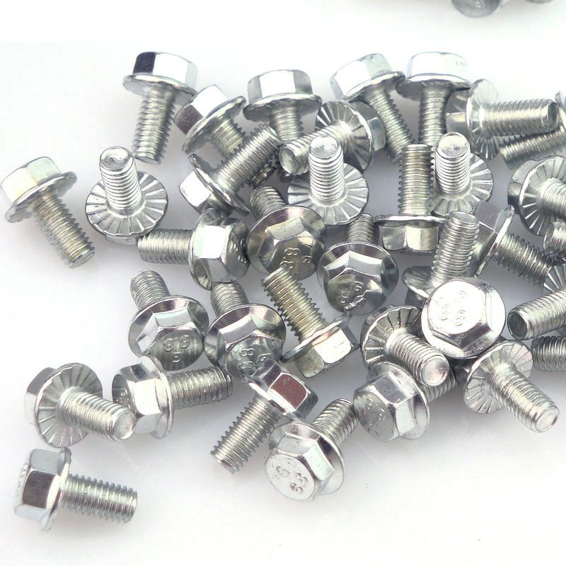 Fastener Stainless Steel M4 M6 M8 M10 M12 DIN6921 Class 4.8.8.8 10.9 12.9 Hex Flange Head Bolt