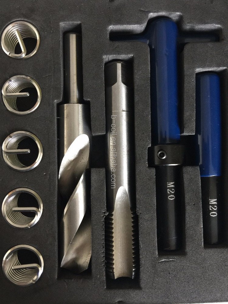 Hot Sale M24 Thread Repair Single Kit Wire Thread Insert Repair Tools Kit Auto Maintenance Tools Set