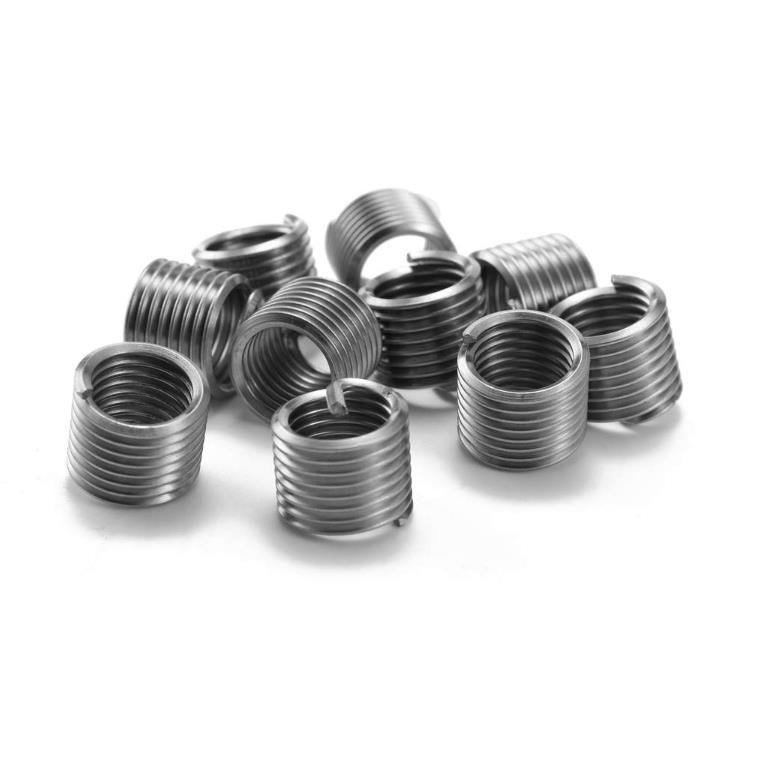 131PCS HSS Drill Bits Taps Threaded Inserts Installation Tool and Helicoil Thread Repair Kit Thread Repair Tool Kit
