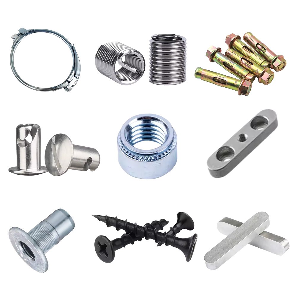 Wholesale Custom Stainless Steel Fasteners Metric Fittings Special Brass Fasteners Metric Zinc Plated Chipboard Screw