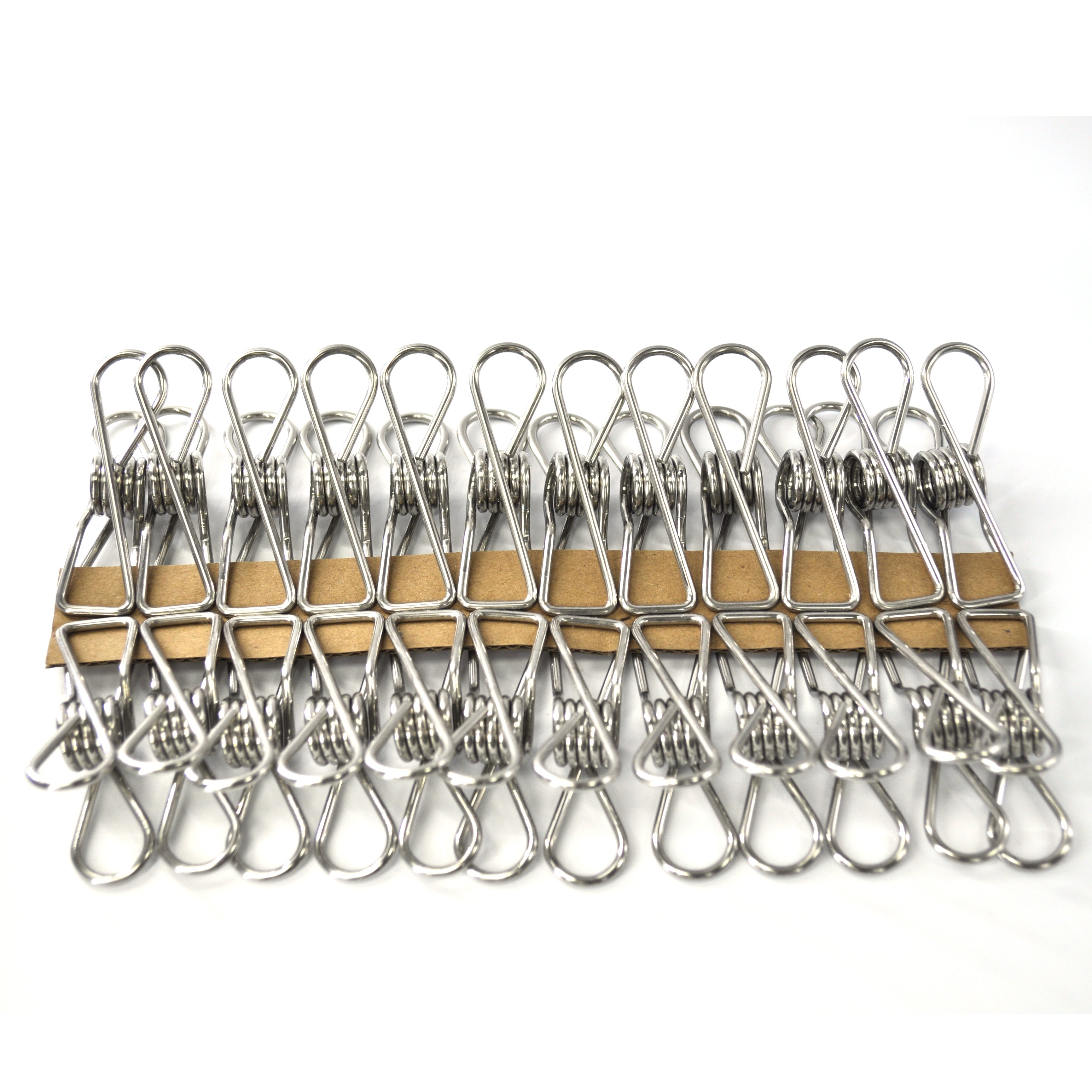 Wholesale 316 Stainless Steel clothes Sock hanger and Drying Rack With 24 Pegs Hanger