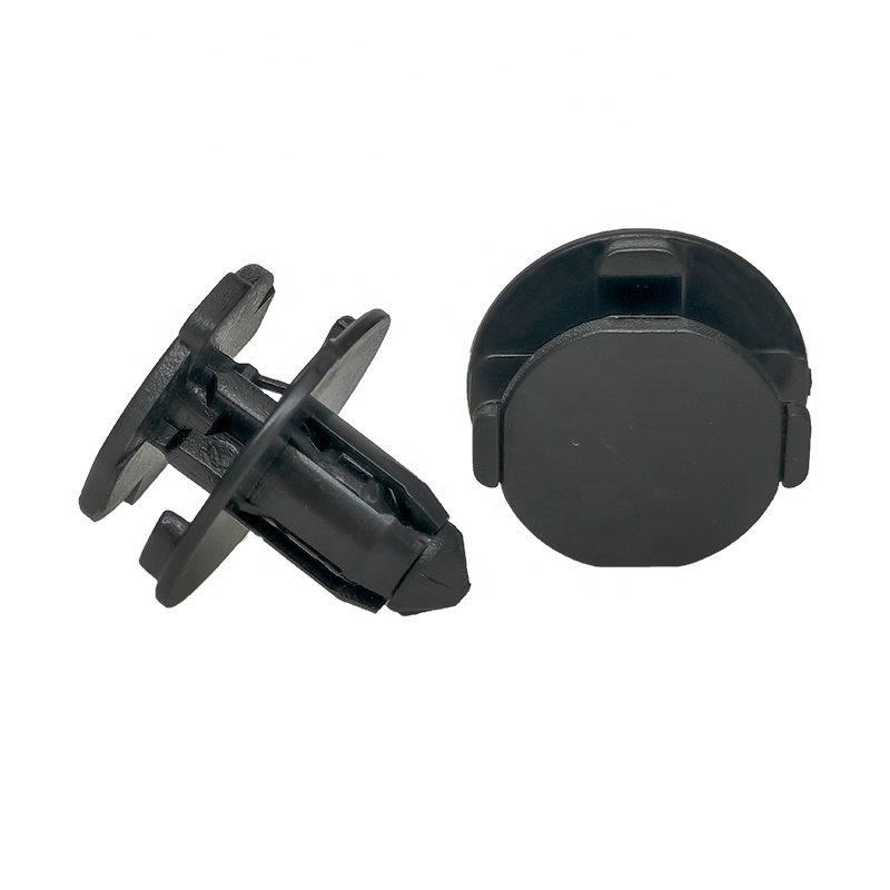 100 Auto Fasteners Fits 8mm Diameter Holes Black Push Retainer Rivet Clips for Bumper Fender Trim Clips 015532DR9A