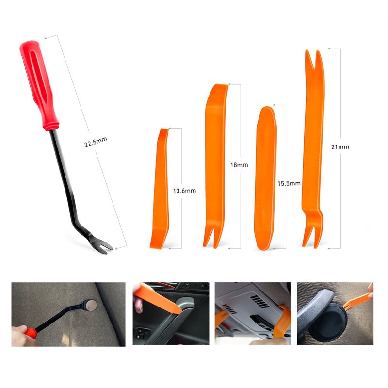 775Pcs Automotive Plastic Nylon Push-Type Front Door Trim Panel Car Retainer Clip Fasteners Kit Sets