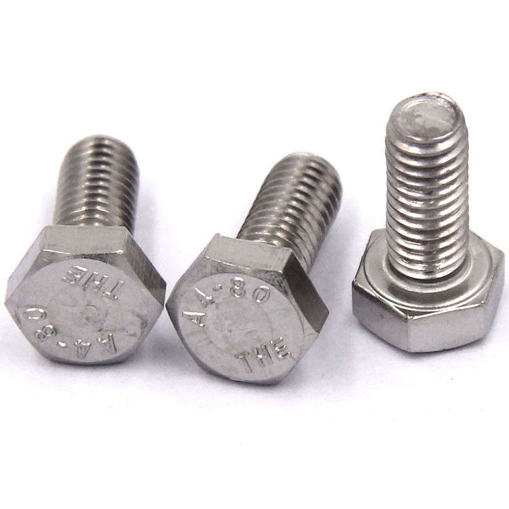 Stainless Steel 304 Auto Fasteners New Style Hex Bolts DIN933 M2 M3 M4 M5 M6-M48