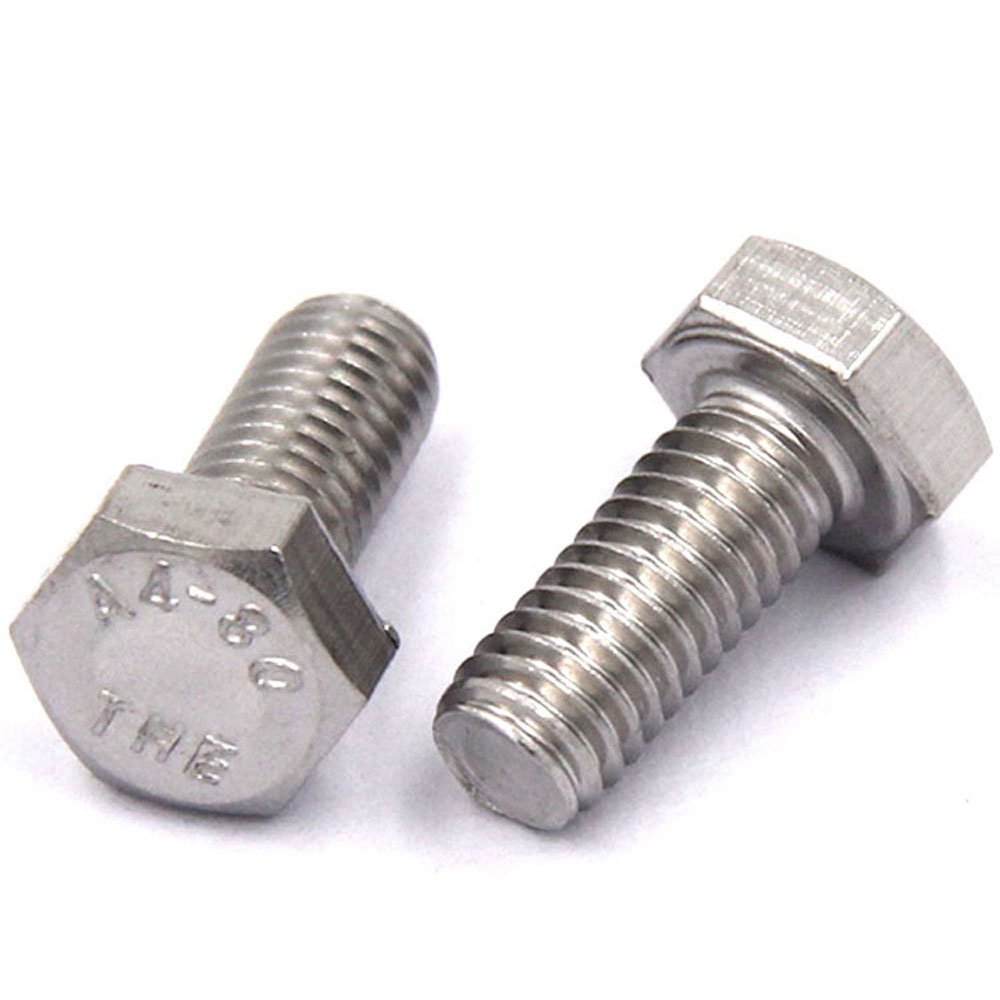 Stainless Steel 304 Auto Fasteners New Style Hex Bolts DIN933 M2 M3 M4 M5 M6-M48