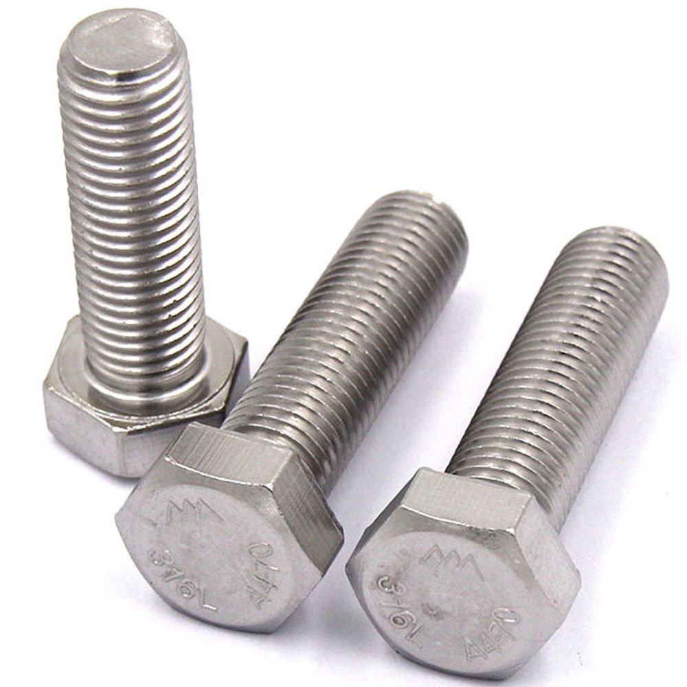 Stainless Steel 304 Auto Fasteners New Style Hex Bolts DIN933 M2 M3 M4 M5 M6-M48