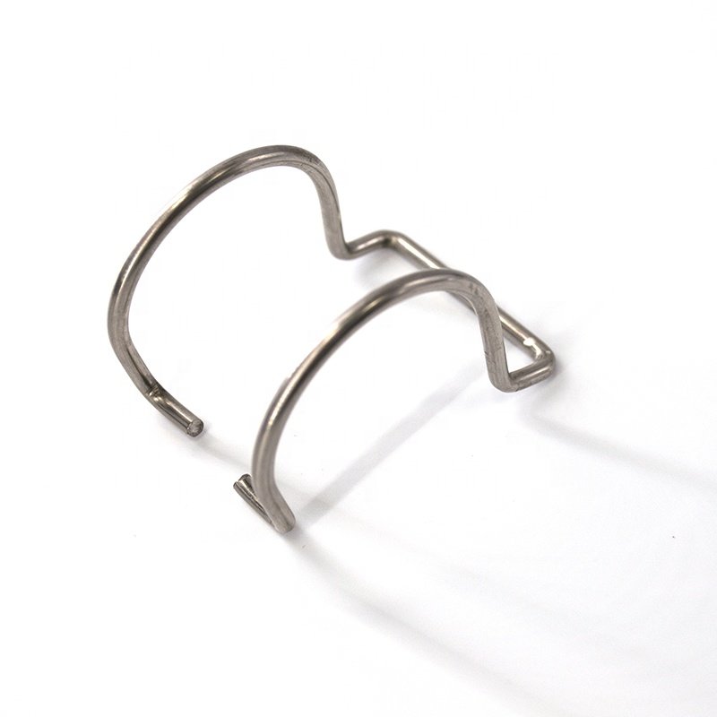 Complicated and special shape customized stainless steel bending wire forming spring clip