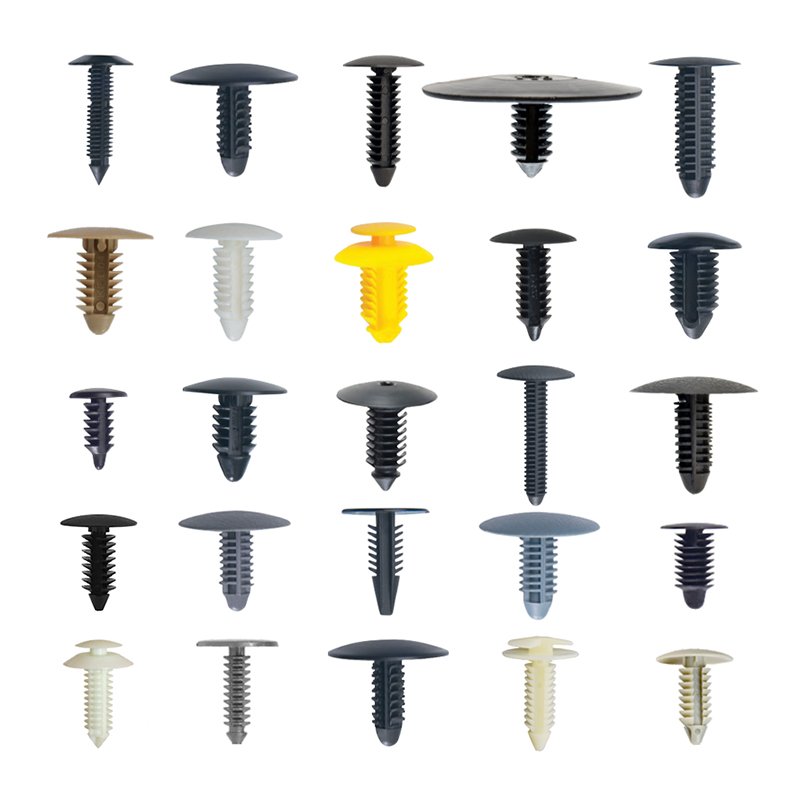 Car Clips Plastic Fasteners Christmas Tree Clip Auto Plastic Fastener Push Pin Plastic Rivet Body Clips