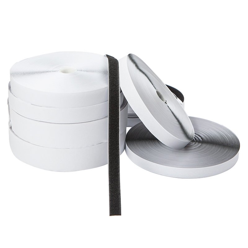 High Quality Nylon Adhesive Hook And Loop Fastener Auto Adhesive Tape Roll Velcroes Hook And Loop Tape
