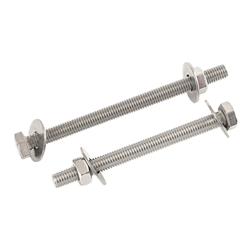 SS 304 Stainless Steel Long Thin Extended Hexagon Bolt M3 M4 M5 M6 M8 M12 M10 x 160mm Extra Long Thread Hex Head Bolts