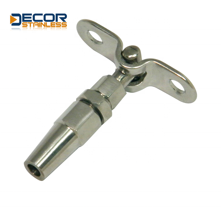 Competitive Price Accessory High Strength SS304 SS316 Good-quality Angle Hinge for Cone Head Terminal