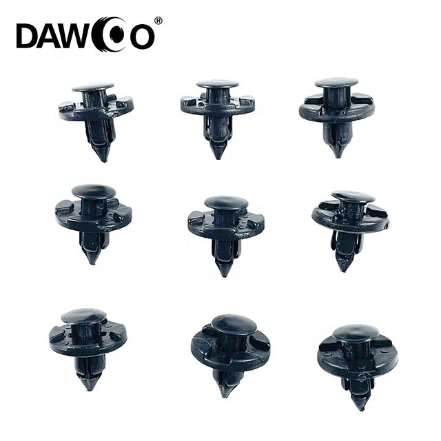 01553-09321 Black Push Type Auto Fastener Plastic Clips