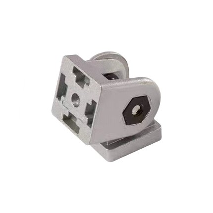 Zinc Alloy Movable Hinge Pivot Hinge DIN GB Industrial Aluminum Profile 2020/3030/4040/4545 Pivot Joint Fastener Adjustable