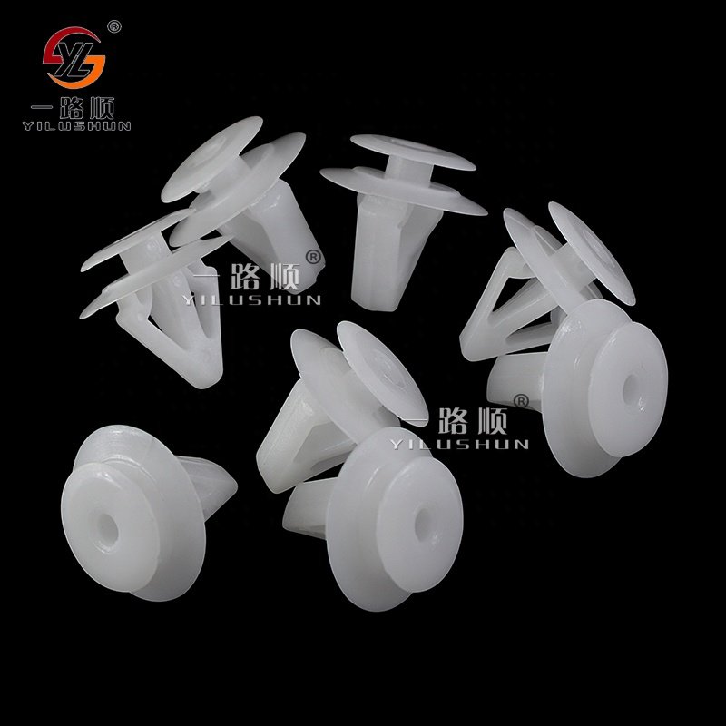 D92 factory produce white plastic door panel eyebrow buckle rivets G18K-51-SJ3