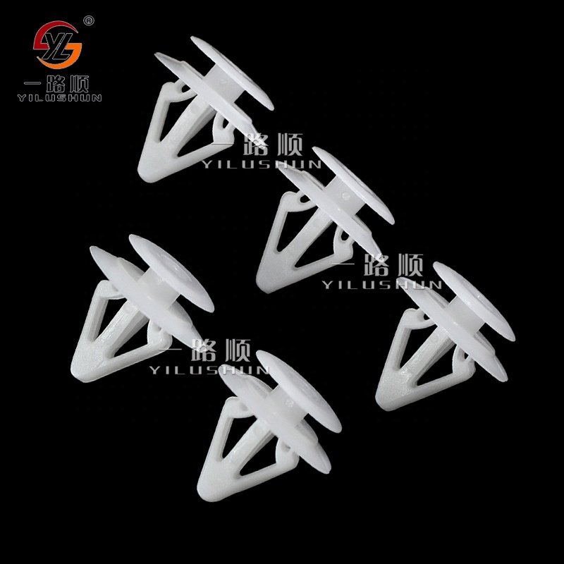 D92 factory produce white plastic door panel eyebrow buckle rivets G18K-51-SJ3