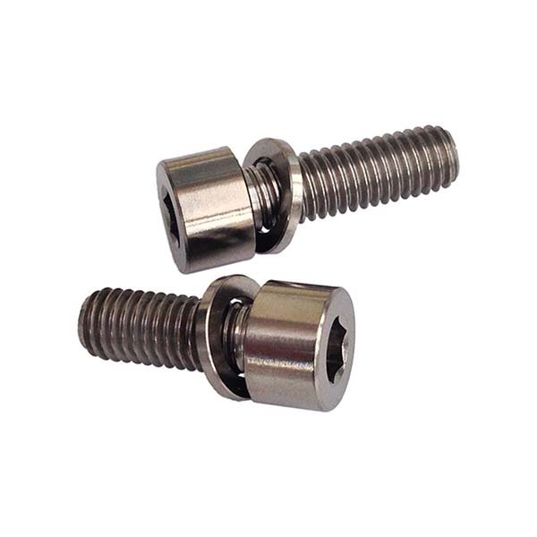 High Precision titanium screw M3 M4 M5 M6 M8 M10 Threaded Left Hand Thread Bolts Titanium Hex Bolts