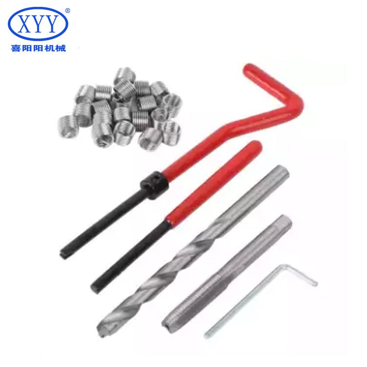 New M4 * 0.7 Steel Wire Thread Sleeve Tool Kit Industrial Auto Repair Removal Tooth with Zinc Alloy Fasteners and Thread Insert