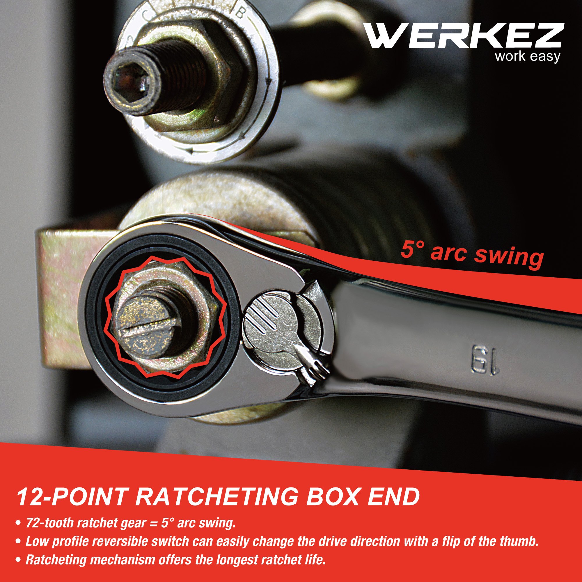 16mm Cr-V Steel Combination Wrench Set Multi-Function Reversible Ratcheting Chrome Finish DIY Grade OEM Customizable Metric