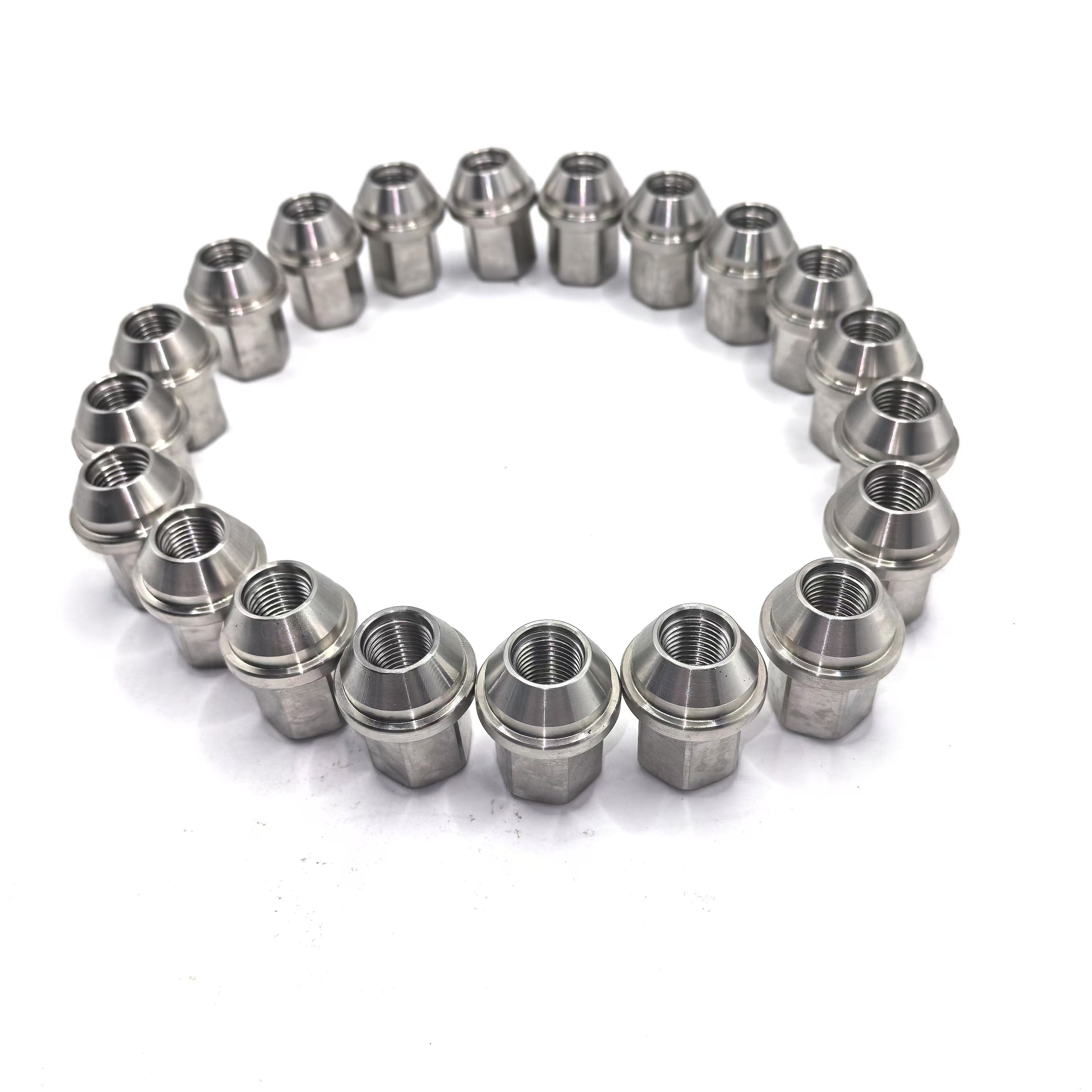 Best Performance 14x1.5 Universal Silver Flat Stainless Steel Car Wheel Lug Nut for Chevrolet Sail 3 Auto Parts Car Nut
