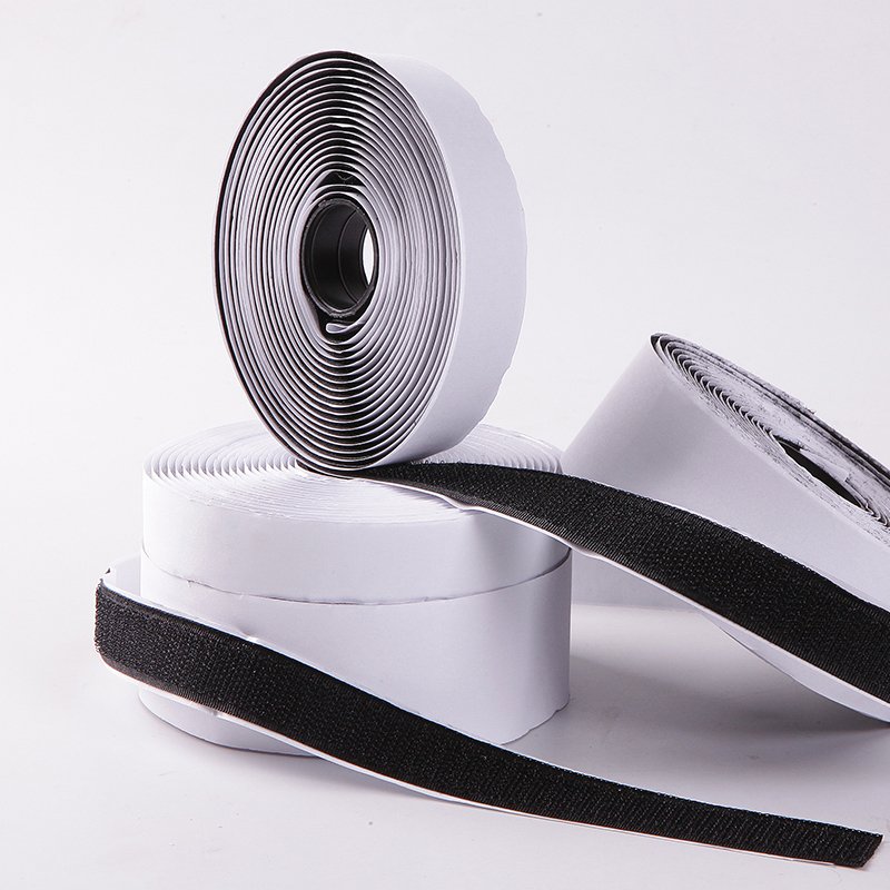 Adhesive Fastener Tape Clothes And Shoes Auto White Black Nylon Hook And Loop Tape