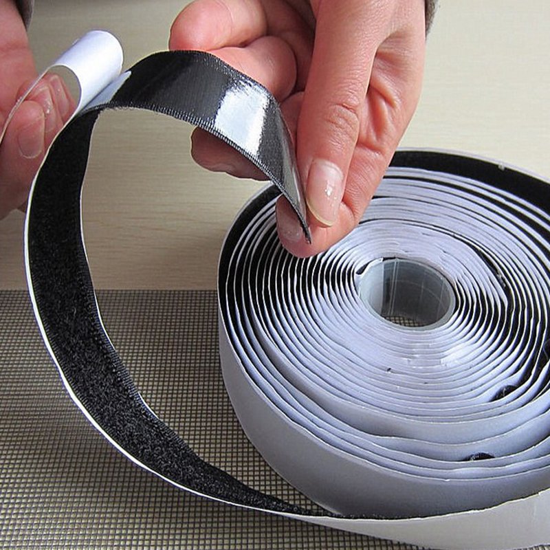 Adhesive Fastener Tape Clothes And Shoes Auto White Black Nylon Hook And Loop Tape