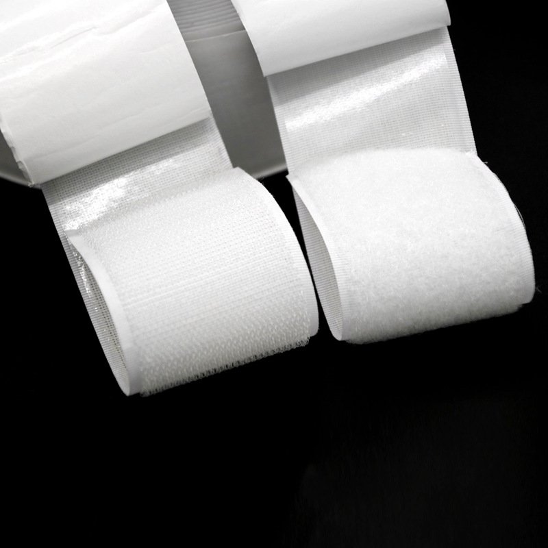 Adhesive Fastener Tape Clothes And Shoes Auto White Black Nylon Hook And Loop Tape