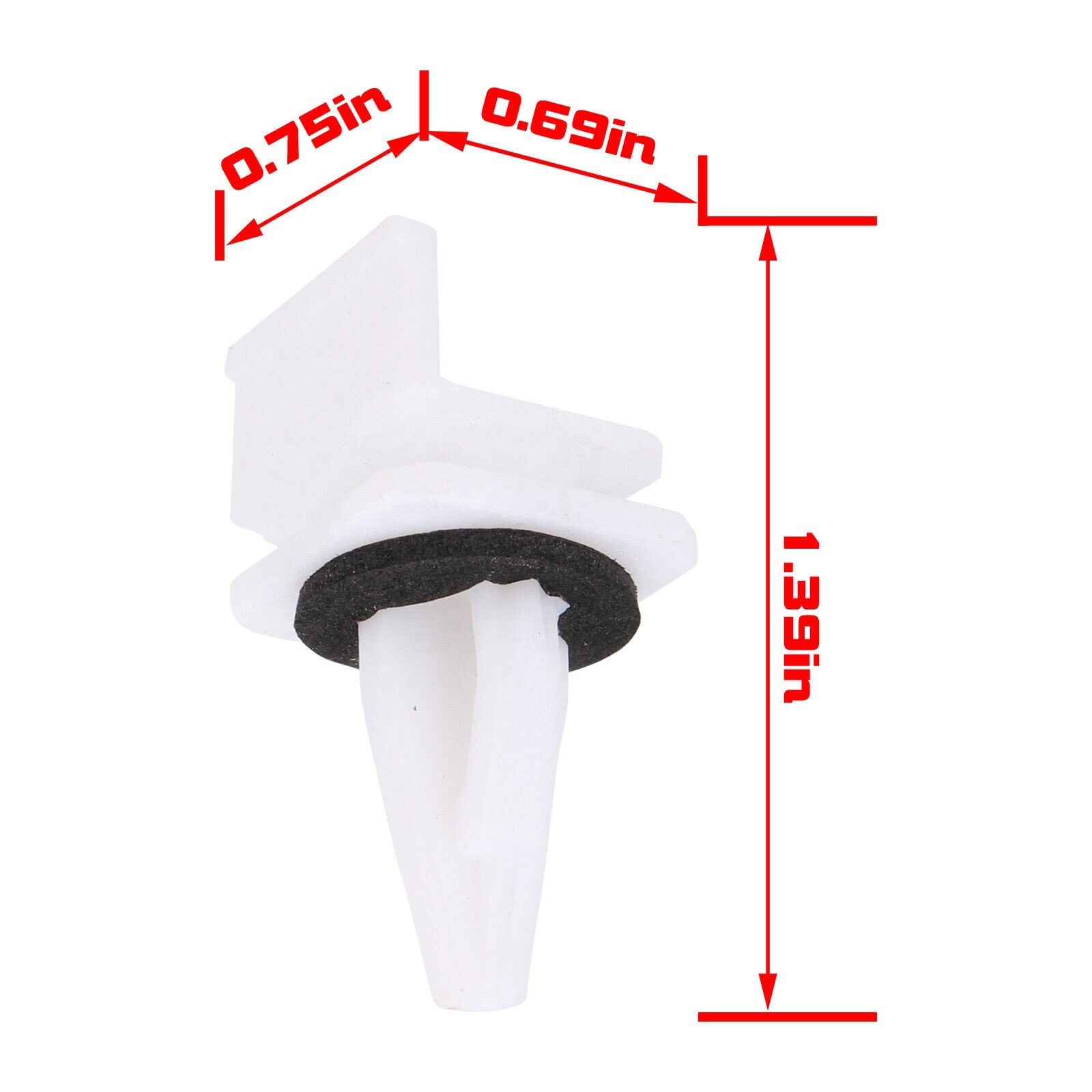 91513-SM4-000 Plastic Bumper Clips and fasteners customized shape Wide range for automotive