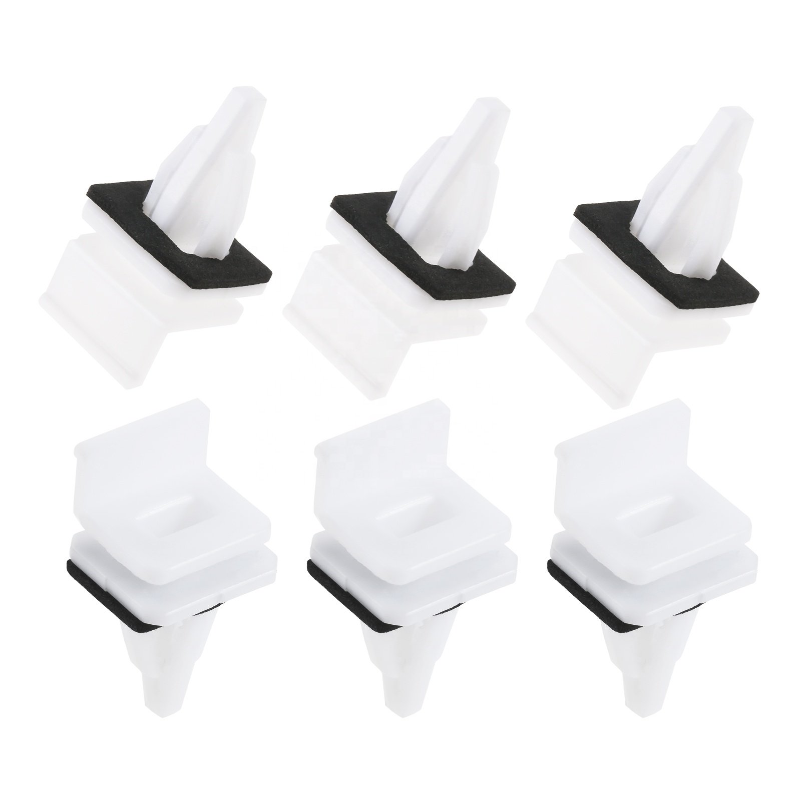 91513-SM4-000 Plastic Bumper Clips and fasteners customized shape Wide range for automotive