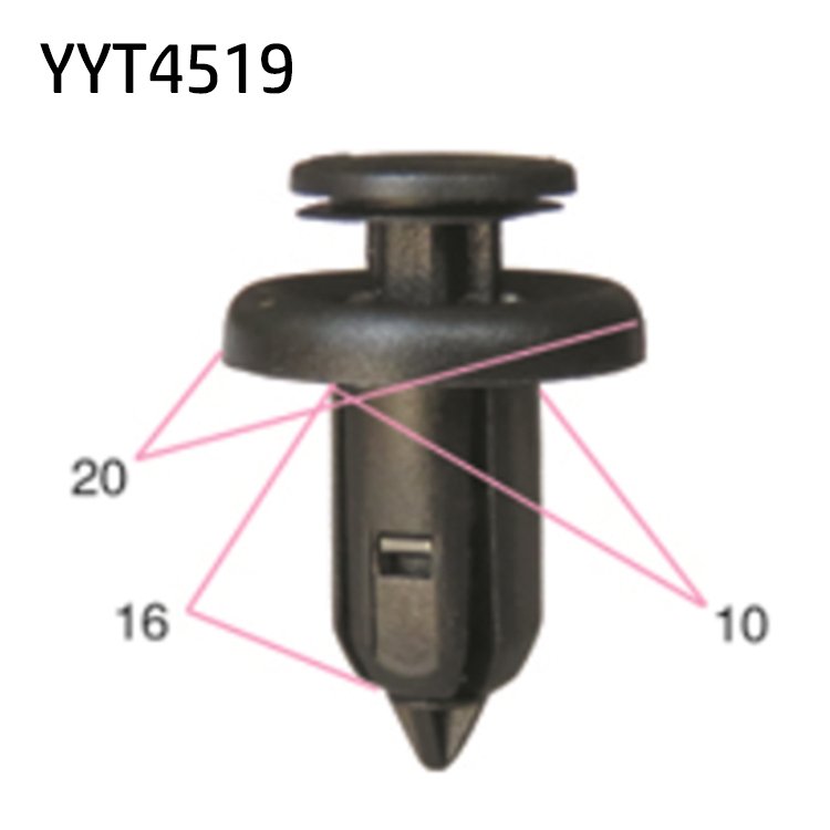 Car Fastening Clips Retaining Clips Rivet Fit Hole Plastic Rivets Guard Mat Auto Fasteners Universal Clips for Cars