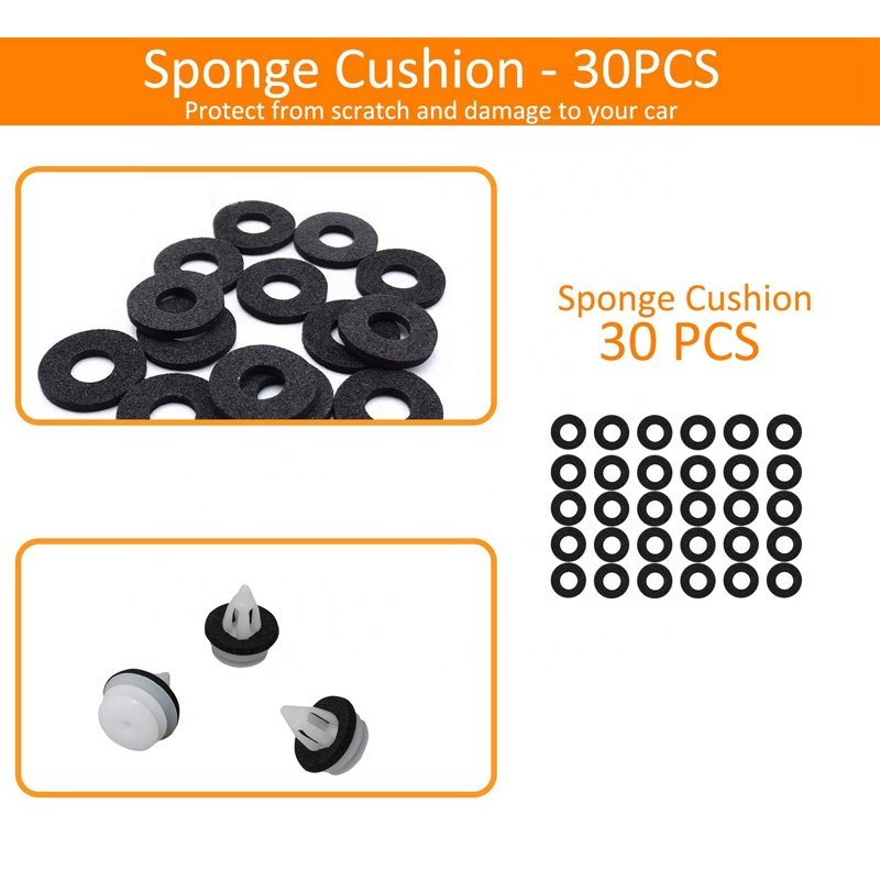 Amazon hot sale 415 Pcs Car Clips Auto Push Pin Rivets Set for 18 Most Popular Sizes, Door Trim Panel Clips Automotive Clips